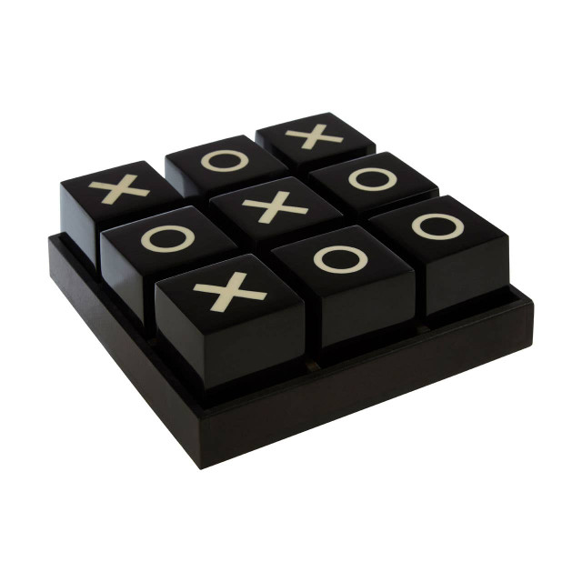 Premier Housewares Churchill Games Small Black And White Noughts & Crosses Game