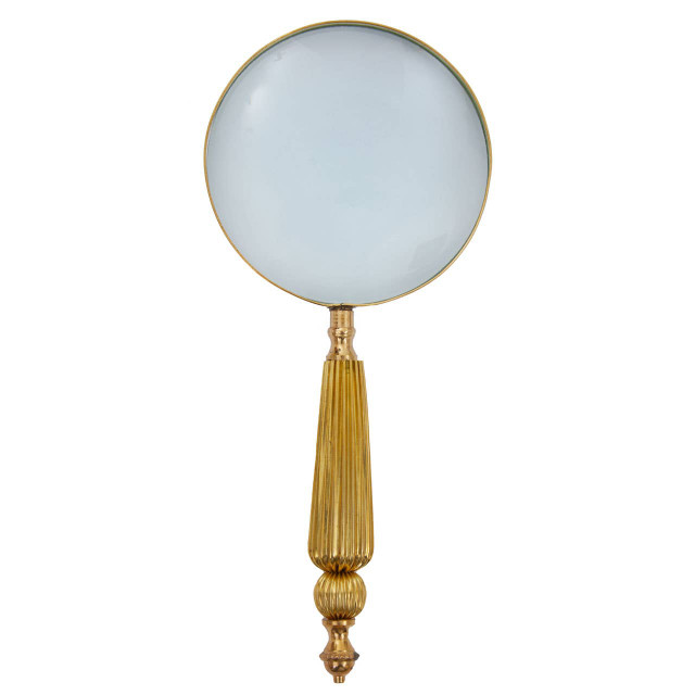 Premier Housewares Churchill Gold Finish Magnifying Glass