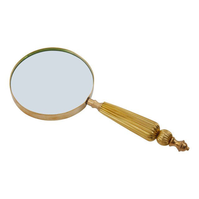 Premier Housewares Churchill Gold Finish Magnifying Glass