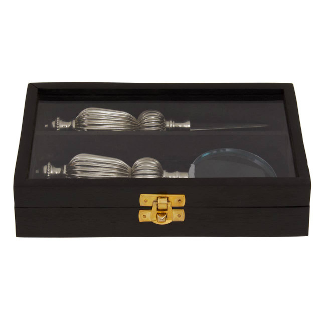Premier Housewares Churchill Magnifying Glass And Letter Opener With Box