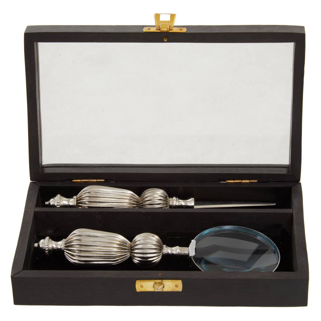 premier housewares Churchill Magnifying Glass And Letter Opener With Box