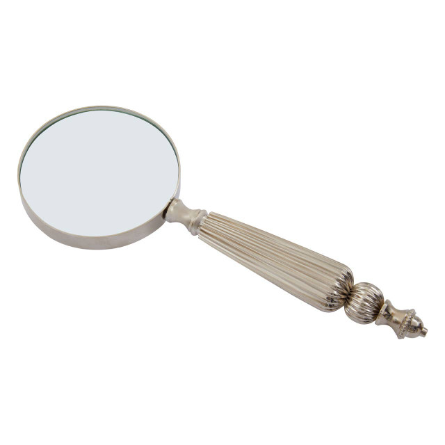 Premier Housewares Churchill Silver Finish Magnifying Glass