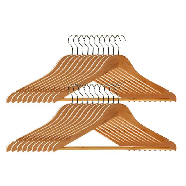 premier housewares Cintre Set Of Twenty Wooden Clothes Hangers