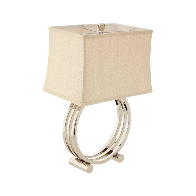 Premier Housewares Circlet Concentric Ring Design Table Lamp