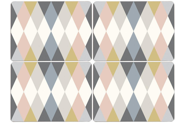 premier housewares Cirque Harlequin Set Of Four Placemats