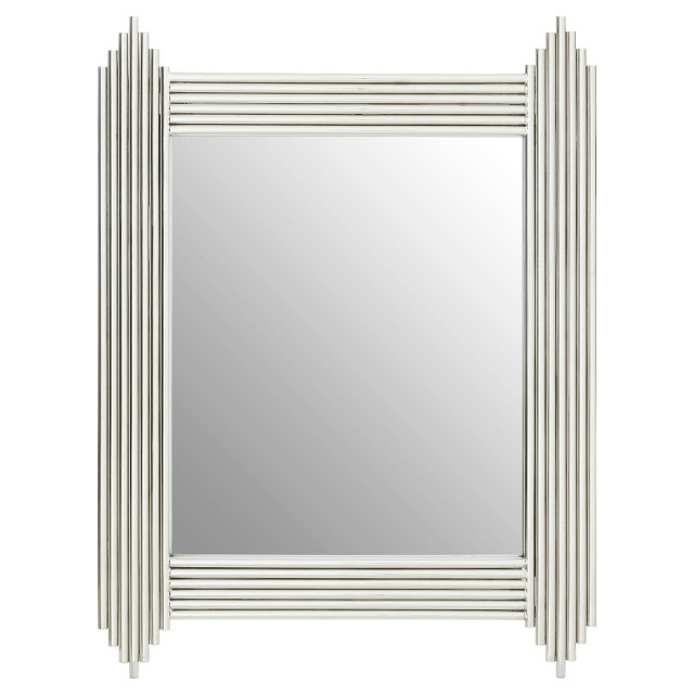 Premier Housewares Clarice Stainless Steel Frame Wall Mirror