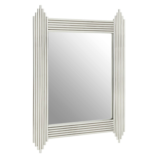 Premier Housewares Clarice Stainless Steel Frame Wall Mirror