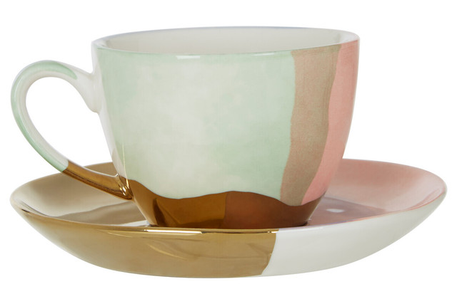 Premier Housewares Colour Of Paradise Cup And Saucer Set