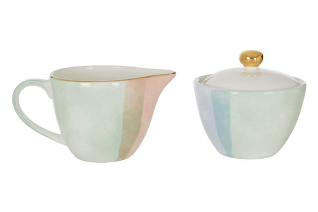 Premier Housewares Colour Of Paradise Sugar Pot And Creamer