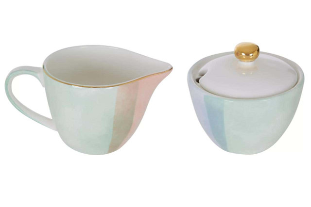 Premier Housewares Colour Of Paradise Sugar Pot And Creamer