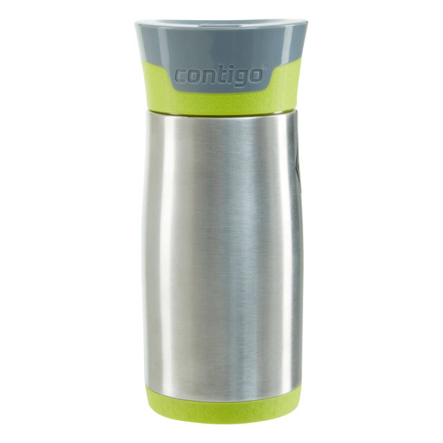 Premier Housewares Contigo Aria Grey And Green 300ml Auto Seal Mug