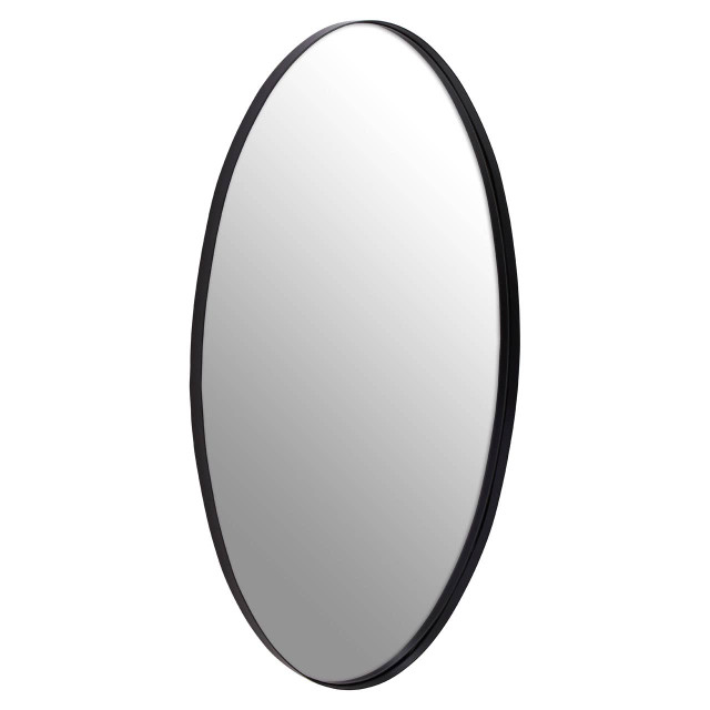 Premier Housewares Cora Wall Mirror With Black Finish Frame