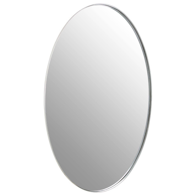 Premier Housewares Cora Wall Mirror With Silver Finish Frame