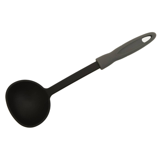 Premier Housewares Cordero Black Ladle With Grey Handle