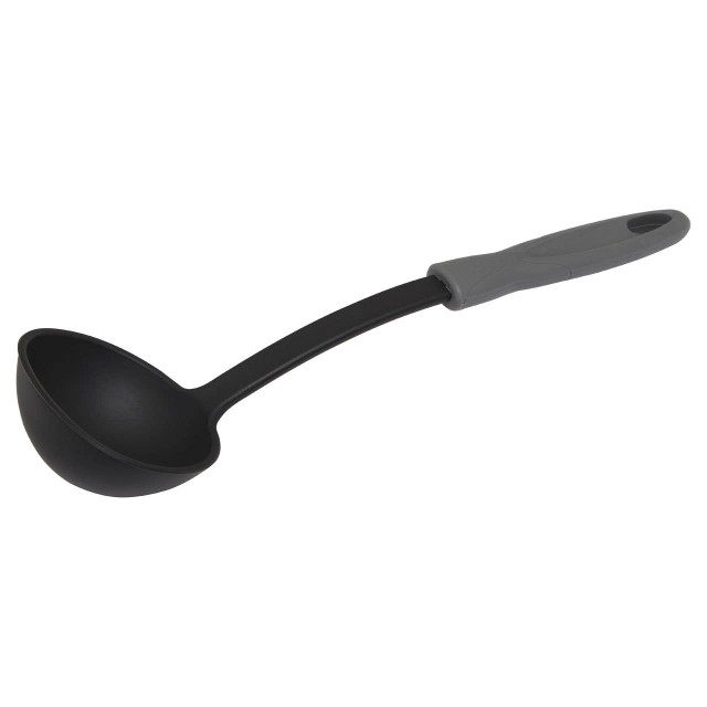 Premier Housewares Cordero Black Ladle With Grey Handle
