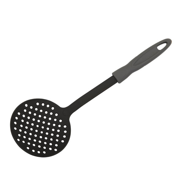 Premier Housewares Cordero Black Skimmer With Grey Handle