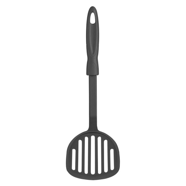 premier housewares Cordero Slotted Black Turner With Grey Handle