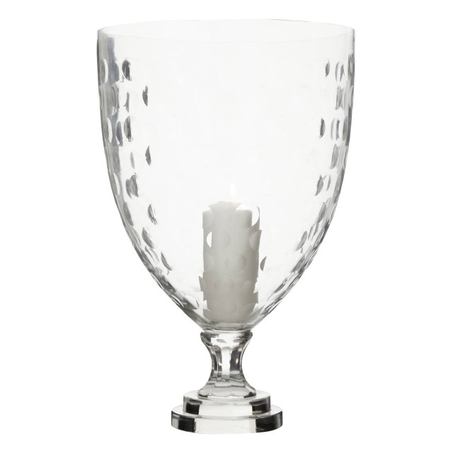 Premier Housewares Cortina Large Honeycomb Hurricane Candle Holder