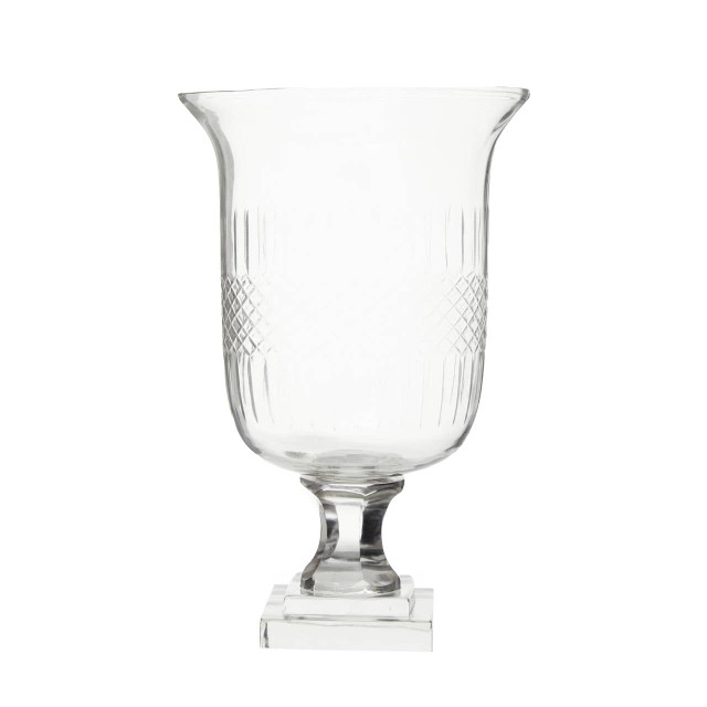 Premier Housewares Cortina Small Diamond Cut Candle Holder