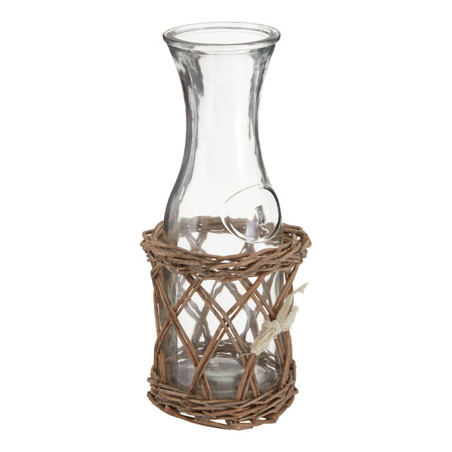 Premier Housewares Country Cottage Carafe With Willow Basket