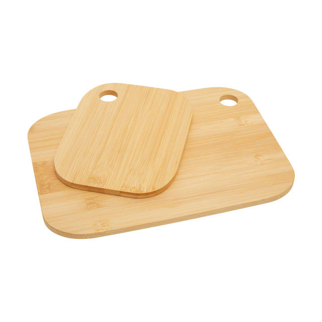Premier Housewares Dahra Set Of 2 Bamboo Cutting And Serving Boards