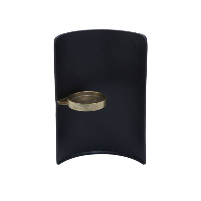 premier housewares Daito Black and Gold Finish Candle Holder