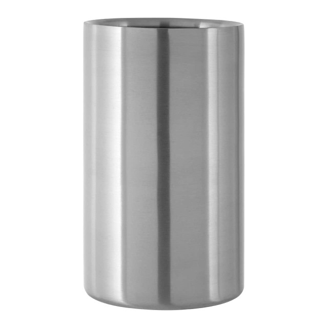 Premier Housewares Dakota Stainless Steel Brushed Finish Wine Cooler
