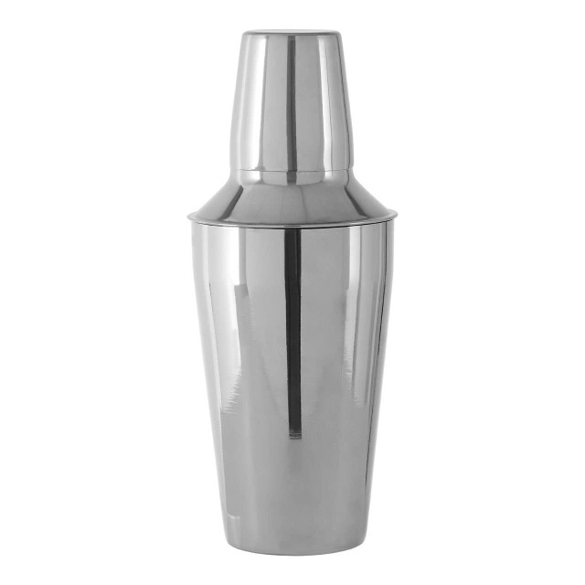 Premier Housewares Dakota Stainless Steel Shiny Cocktail Shaker 500ml