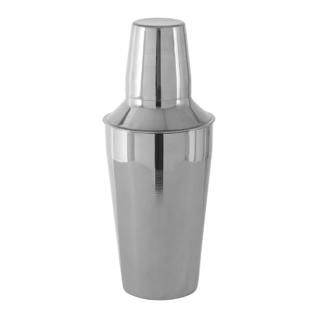 Premier Housewares Dakota Stainless Steel Shiny Cocktail Shaker 500ml