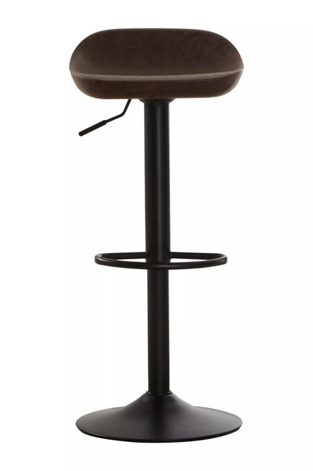 Premier Housewares Dalston Set Of Two Mocha Bar Stools