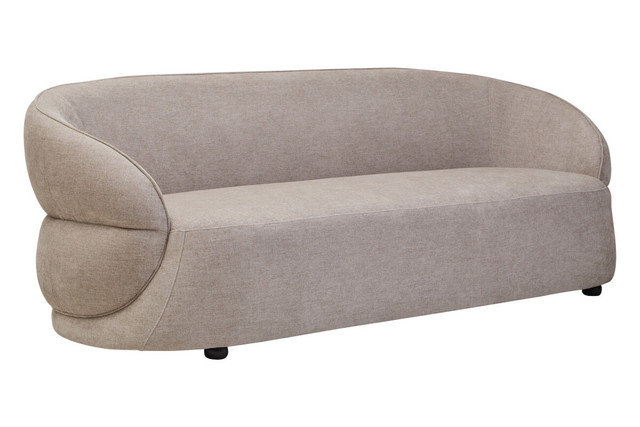 Premier Housewares Daphne Taupe Chenille Three Seater Sofa