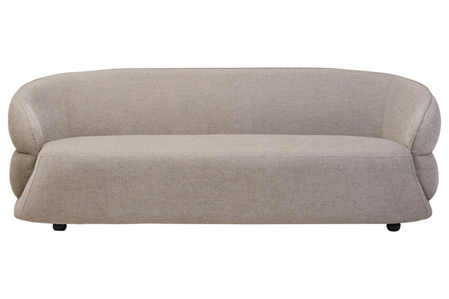 Premier Housewares Daphne Taupe Chenille Three Seater Sofa