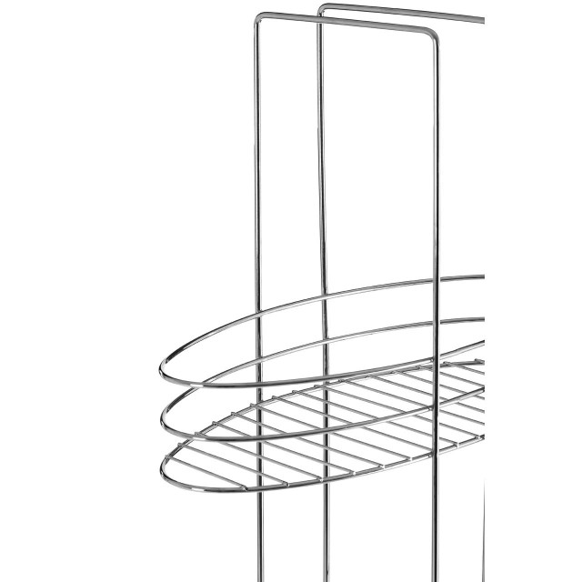 Premier Housewares Dara 3 Tier Chrome Bathroom Organiser