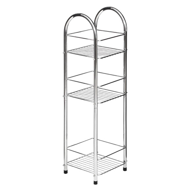 Premier Housewares Dara 3 Tier Chrome Storage Stand