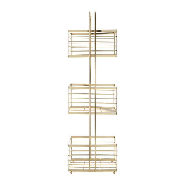 premier housewares Dara Gold Rectangular Storage Caddy