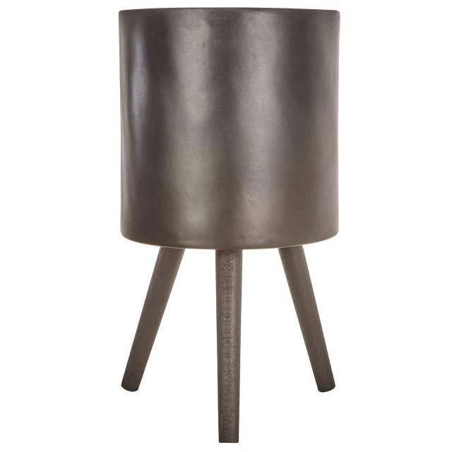 Premier Housewares Darnell Large Black Finish Planter