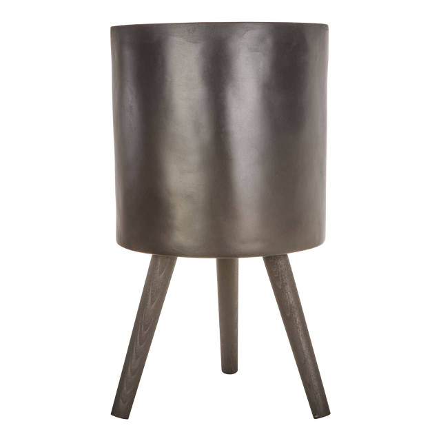 Premier Housewares Darnell Large Black Finish Planter