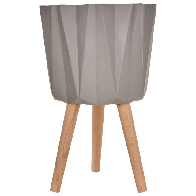 Premier Housewares Darnell Large Grey Multifaceted Planter