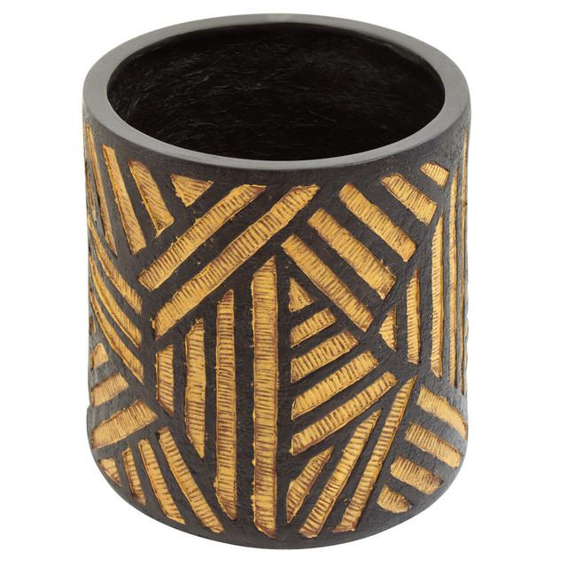 Premier Housewares Darnell Natural And Black Planter
