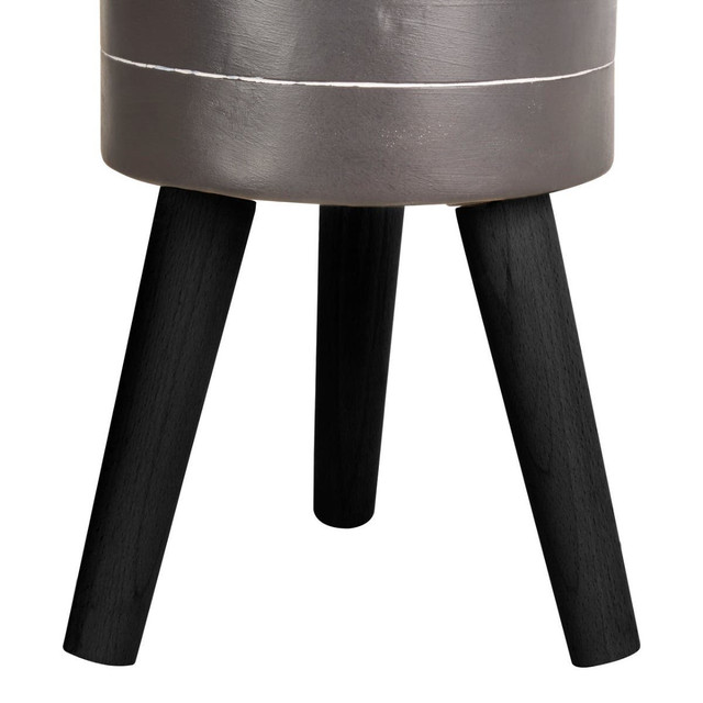 Premier Housewares Darnell Small Black And White Finish Planter