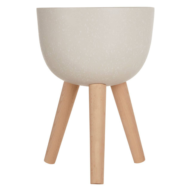 premier housewares Darnell Small White Finish Rounded Planter