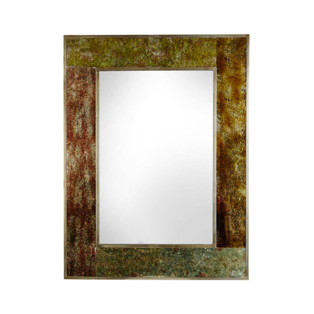 premier housewares Deco Antique Gold Effect Wall Mirror
