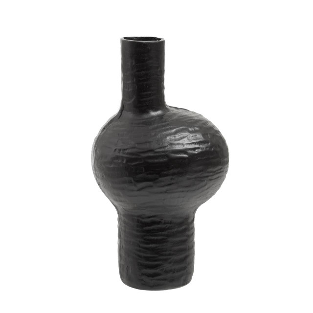 Premier Housewares Deomali Large Abstract Black Finish Vase