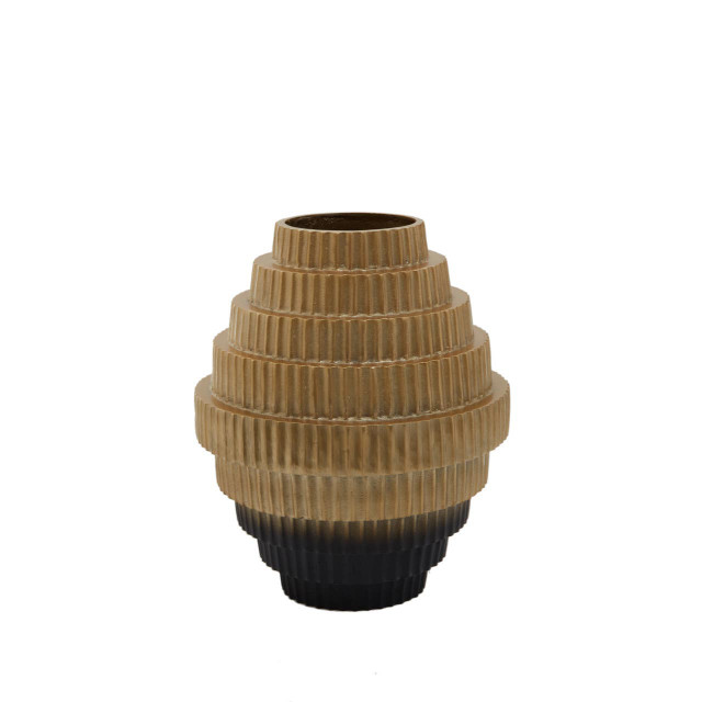 Premier Housewares Deomali Large Ombre Gold And Black Vase