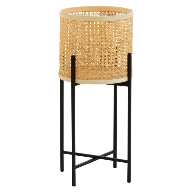 Premier Housewares Depok Large Rattan Planter With Metal Stand