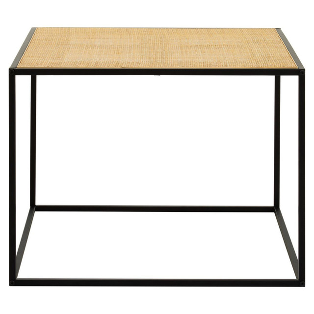 Premier Housewares Depok Rattan And Metal Coffee Table