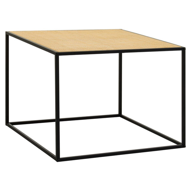 Premier Housewares Depok Rattan And Metal Coffee Table