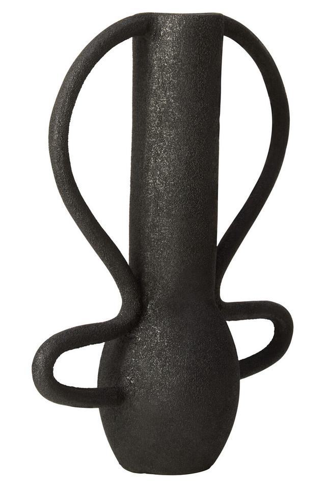 Premier Housewares Deriva Large Textured Black Vase