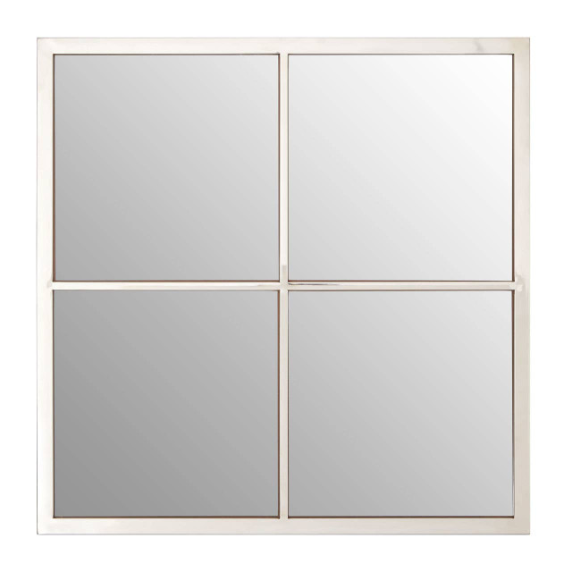 Premier Housewares Descrates Square Window Pane Wall Mirror