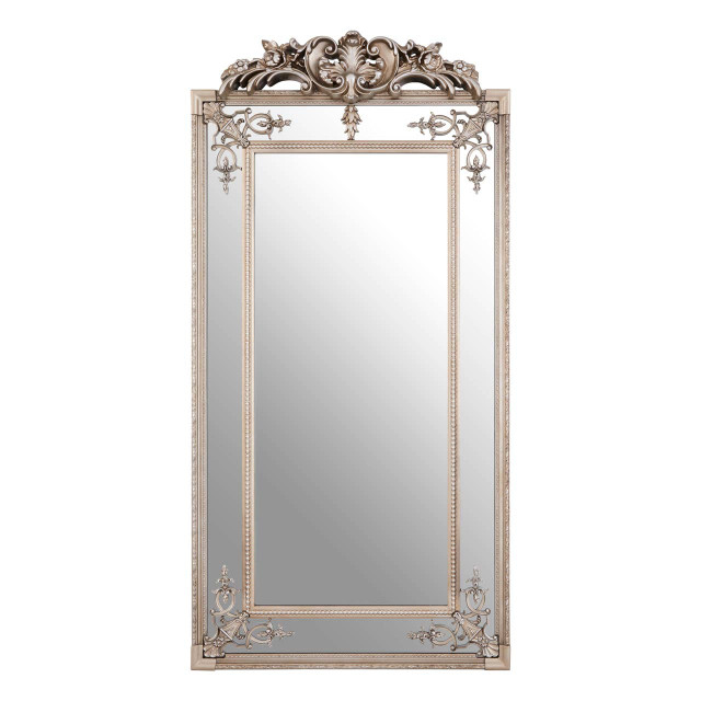 Premier Housewares Deymonte Ornate Wall Mirror With Champagne Finish